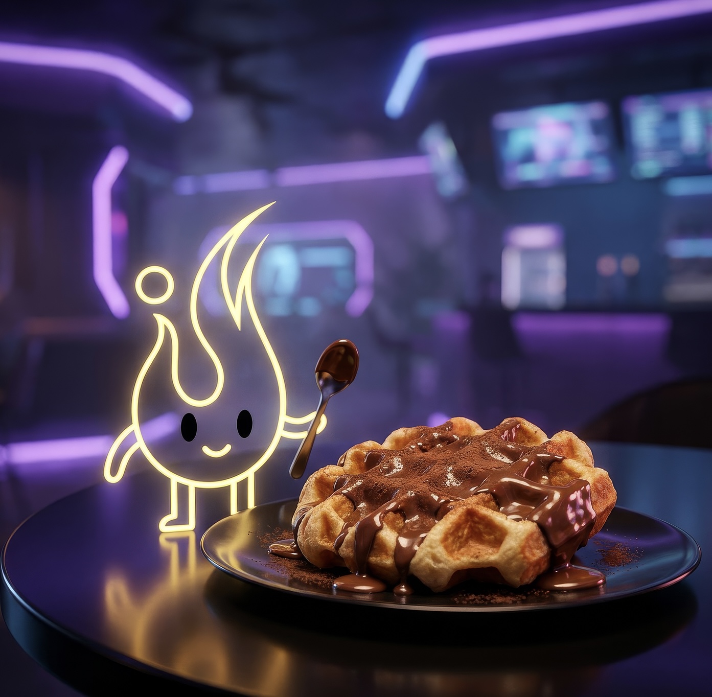 Fodflix - Inferno cyber cafe - Category Image - waffle | وافل