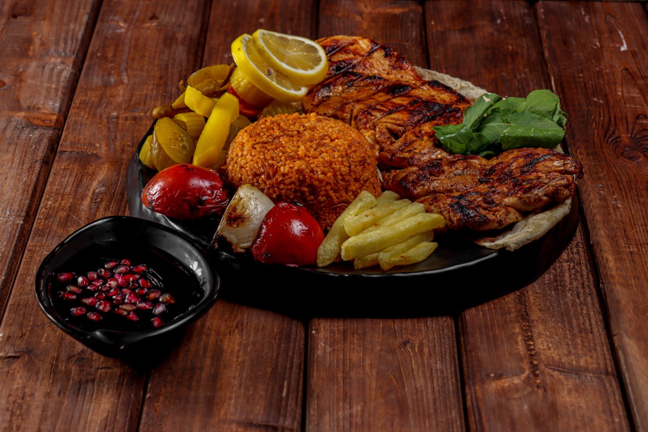 Fodflix - Product Image - نص مسحب دبس الرمان ‏ ‏Half Chicken Msahab with Pomegranate Sause