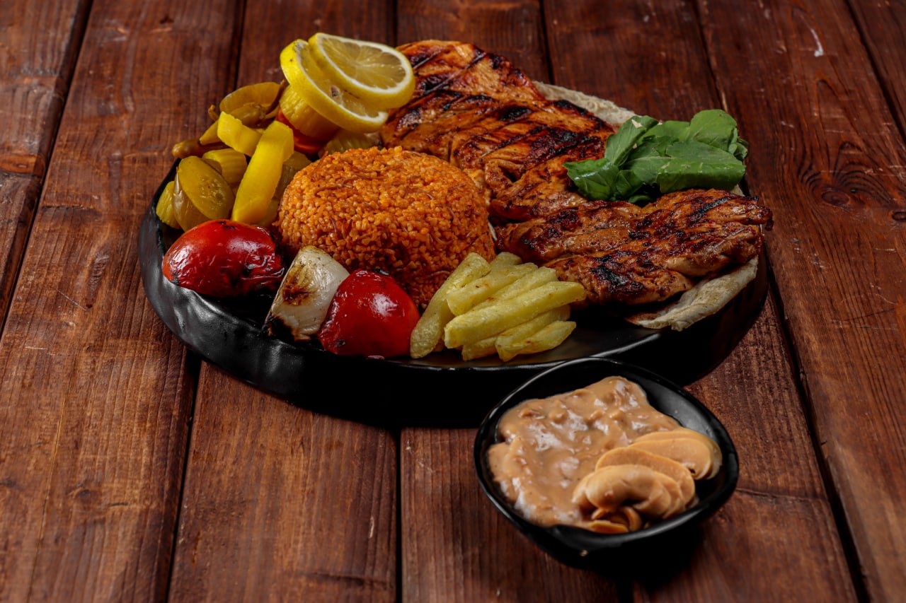 Fodflix - Product Image - نص مسحب فطر. ‏Half Chicken Msahab with Mushroom Sause